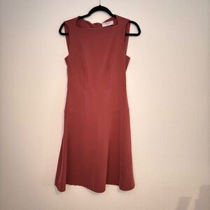 M.M. LAFLEUR Brick Red The CINDY Sleeveless Dress